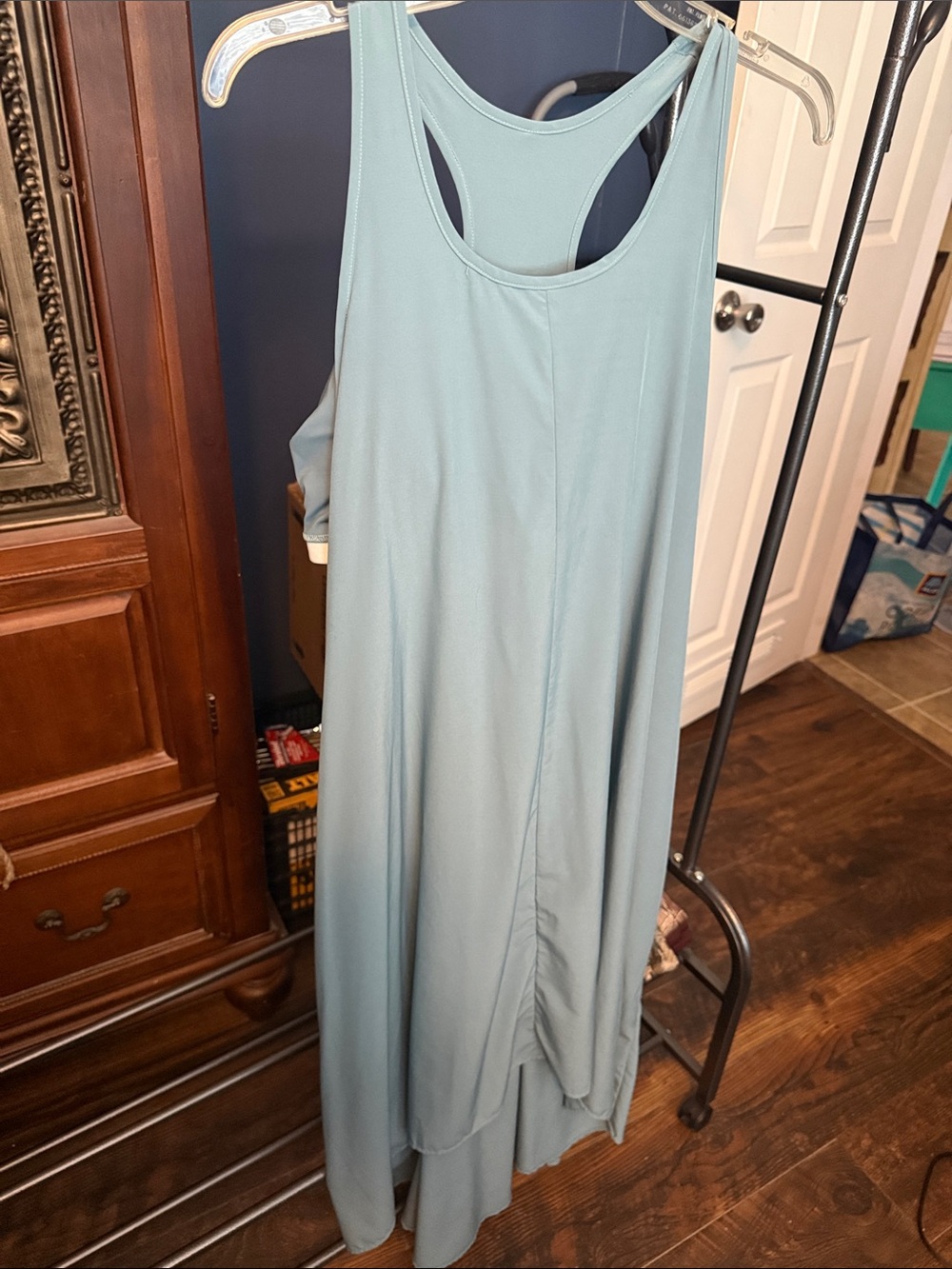 HALARA Seafoam High-Low Racerback Maxi Dress 104